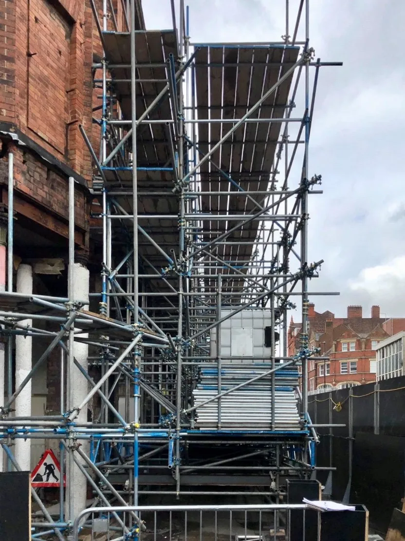 Pepperpot scaffolding